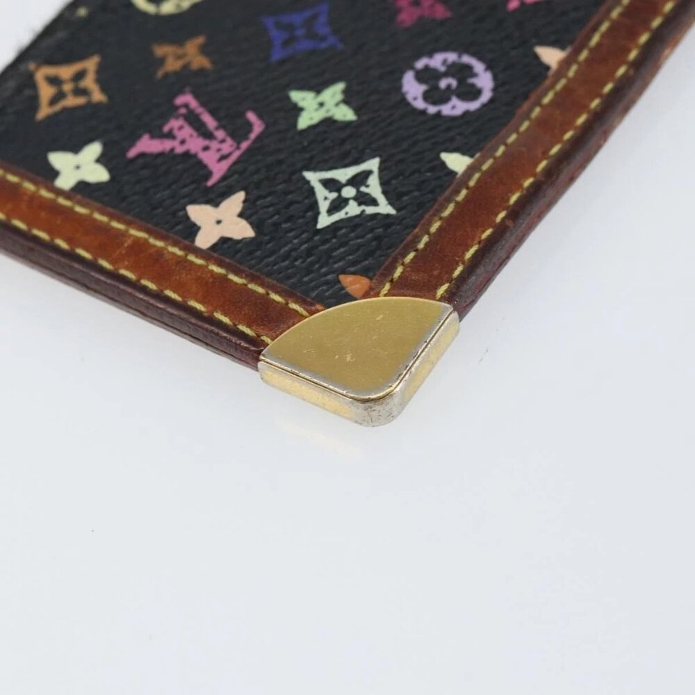LOUIS VUITTON Multicolor Pochette Cles Coin Purse Black M13664 LV Auth 158853 - Picture 11 of 16